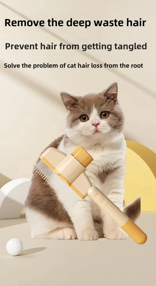 Pet Comb Stainless Steel Needle Special Hair Removal Brush Comb Hair Removal Cleaning Cat Long Hair Tool