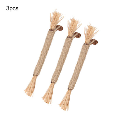 3 Pack Silvervine Sticks For Cats Cat Chew Toy For Dental Care Edible Cat Chew Sticks For Teeth Cleaning Kitty Toys For Indoor Cats
